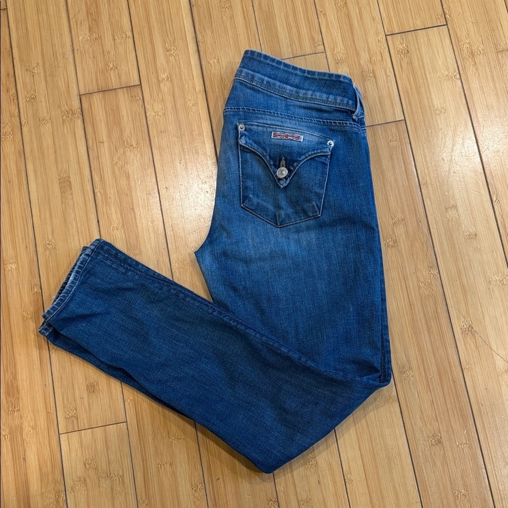 Hudson Collin Mid-Rise Skinny Ankle Medium Dark Size 27